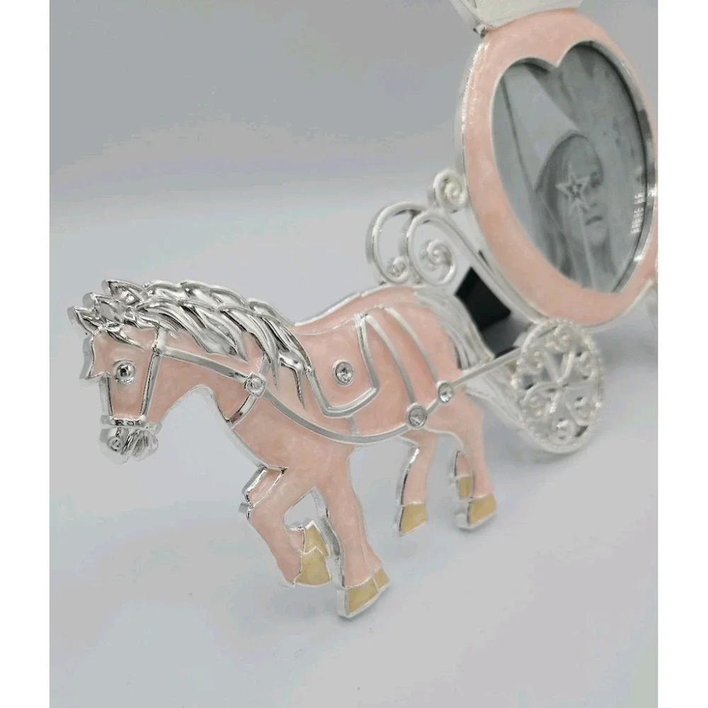 Things Remembered‎ Pink Princess  Carriage Photo Picture Frame